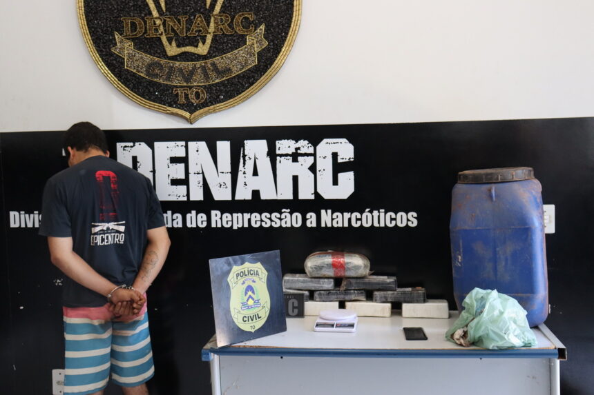 Polícia Civil desmantela 'casa bomba' e apreende grande quantidade de drogas em Palmas