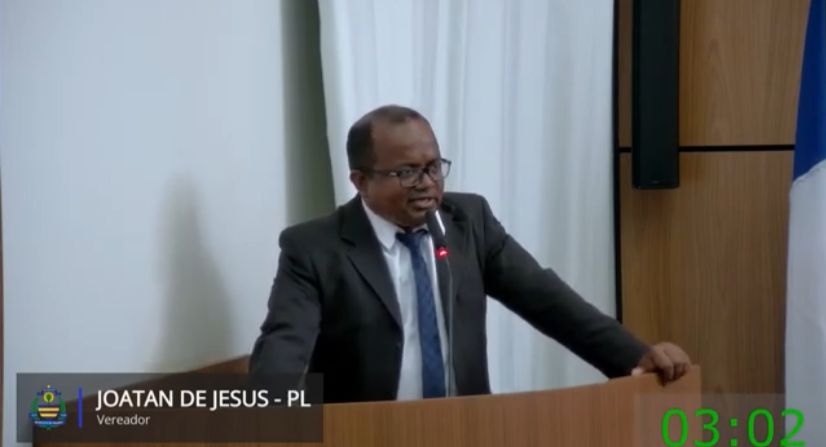 Na tribuna, vereador Joatan de Jesus aponta perseguição política na atual gestão de Palmas e destaca benfeitorias de Janad Valcari durante seu mandato como presidente da Câmara