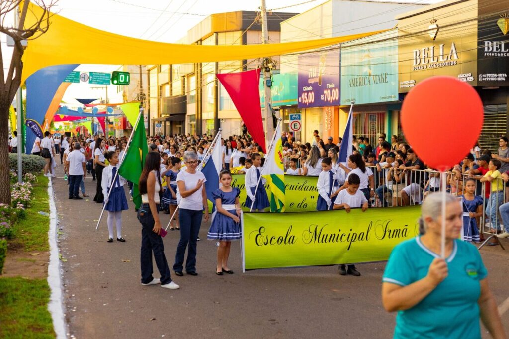 Paraíso do Tocantins comemora 61 anos com desfile cívico e atrações culturais