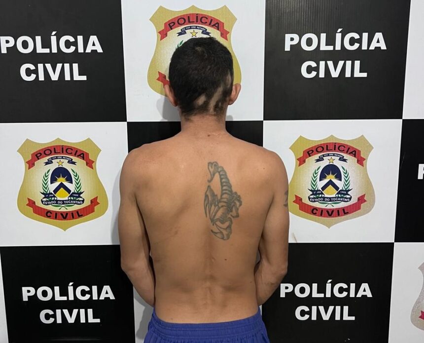 Homem agride companheira, foge sem roupas e acaba preso pela polícia em Paraíso do Tocantins