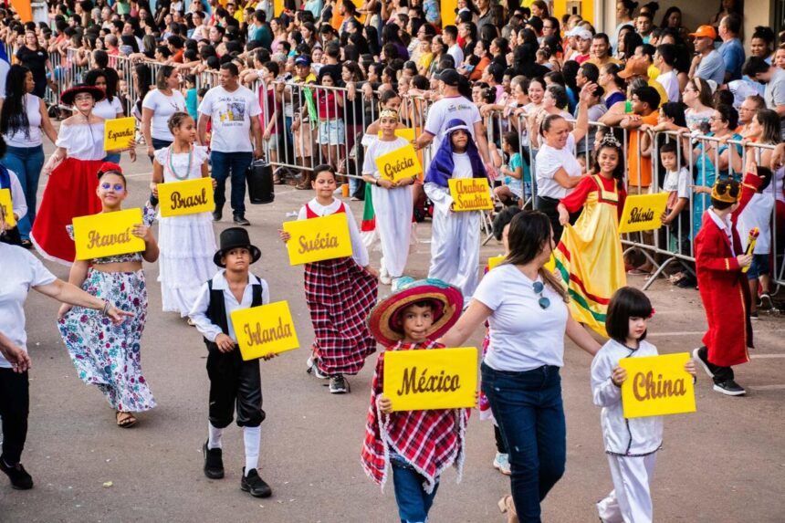 Paraíso do Tocantins comemora 61 anos com desfile cívico e atrações culturais