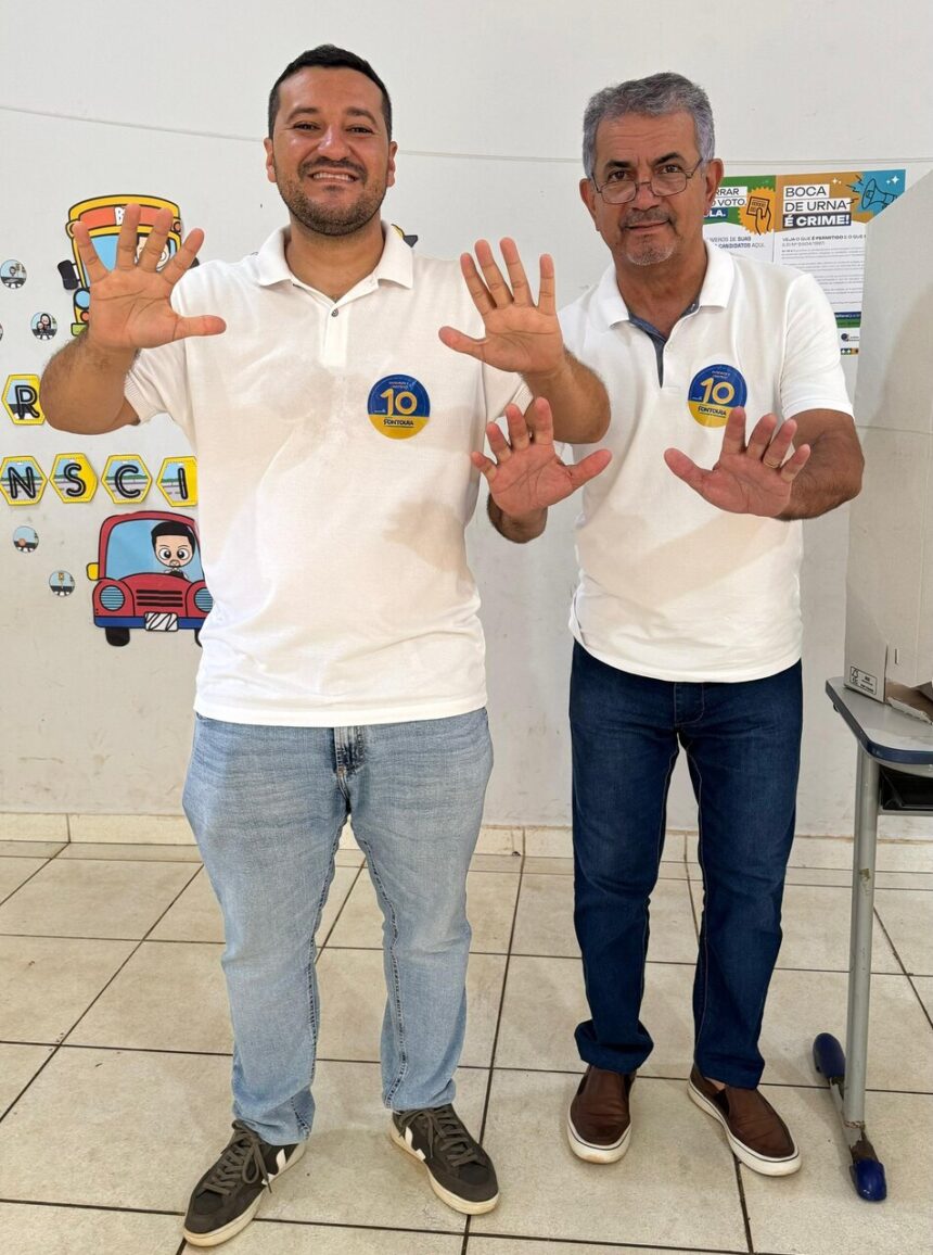 José Fontoura e Fernando Fernandes votam em Figueirópolis e falam sobre superação