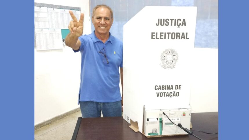 Tiburcio Tolentino, candidato a vereador, vota em Palmas e destaca sua experiência para o desenvolvimento da cidade