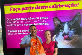 Vereador Waldson da Agesp participa de ação solidária para doação de ração a cães e gatos na Câmara de Palmas