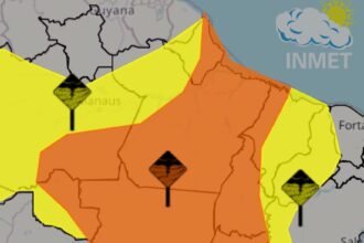 Atenção: Inmet emite alerta de tempestade no Tocantins com risco de alagamentos e quedas de energia durante fim de semana; confira