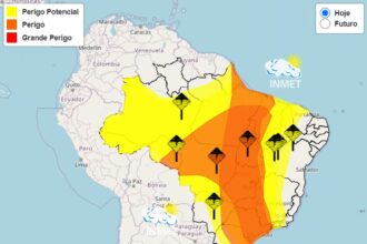 Atenção! Tocantins tem alerta de tempestades e risco de alagamentos nesta semana; confira