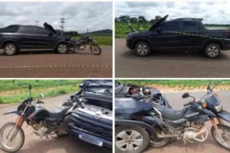 Motorista vai responder por acidente fatal que deixou moto presa ao motor do carro na TO-387, no sudeste do Tocantins