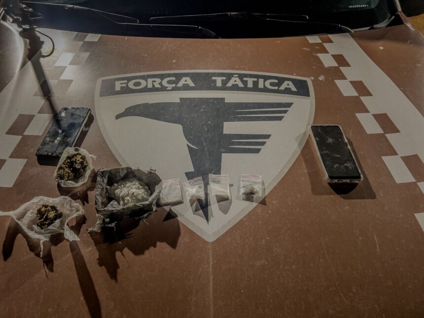 Polícia Militar prende casal por tráfico de drogas em Palmas após ação integrada