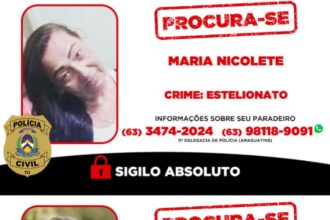 Polícia procura mãe e filha suspeitas de aplicar golpes com falsas promessas espirituais no Tocantins e em outros estados