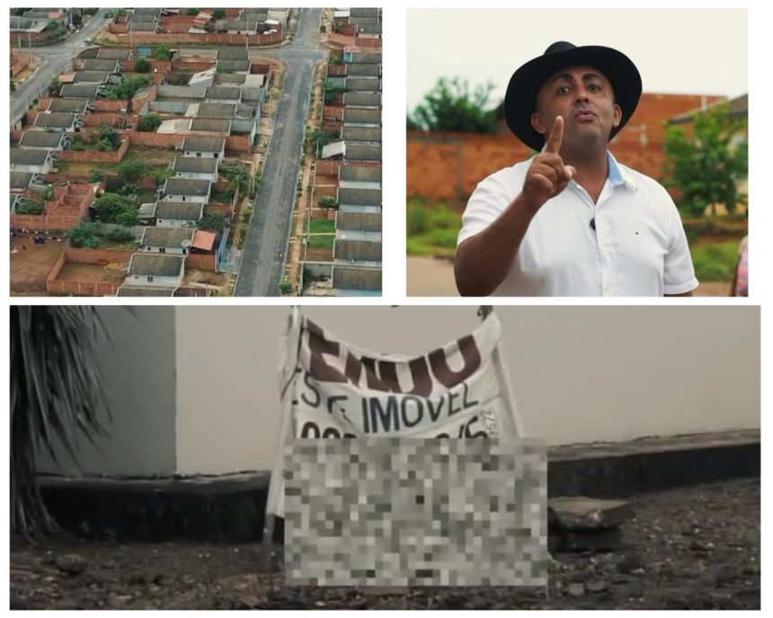 Vereador Dian Carlos cobra ação da Habitação após constatar imóveis abandonados nos residenciais Araras I e II, em Palmas
