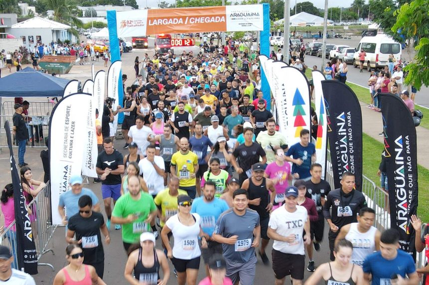 Entrega dos kits da 33ª Corrida do Trabalhador de Araguaína começa nesta quarta-feira; prova será no domingo com quase 4 mil atletas