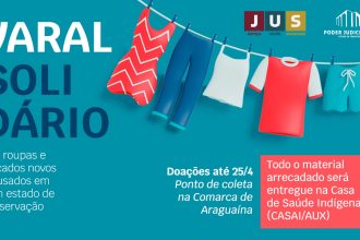 Fórum de Araguaína arrecada roupas para povos indígenas em ação do Abril Indígena