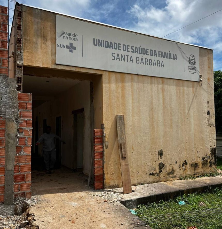 Prefeitura de Palmas avança na reforma de unidades de saúde e prepara novas obras