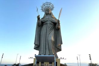 Santa Rita de Cássia: veja como é a maior estátua católica do mundo construída no Brasil e onde ela fica