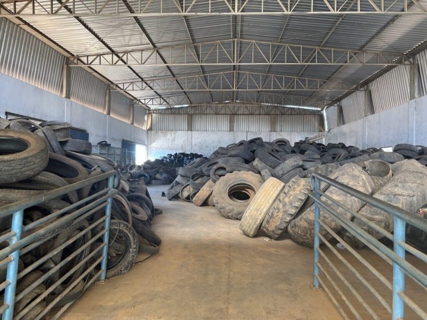 Palmas envia mais de 700 toneladas de pneus para reciclagem em cinco meses e reforça combate ao descarte irregular