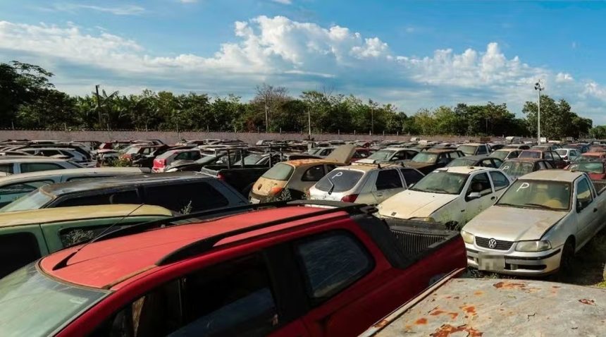 Detran-TO lança leilão com mais de 600 veículos e sucatas em Palmas; lances partem de R$ 20