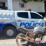 Motocicleta com chassi raspado é recuperada pela Polícia Militar na TO-404, entre Augustinópolis e Itaúba