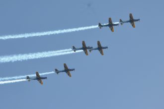 Esquadrilha da Fumaça se apresenta em Porto Nacional neste sábado durante Encontro de Aviadores e homenageia 90 anos da aviação na cidade