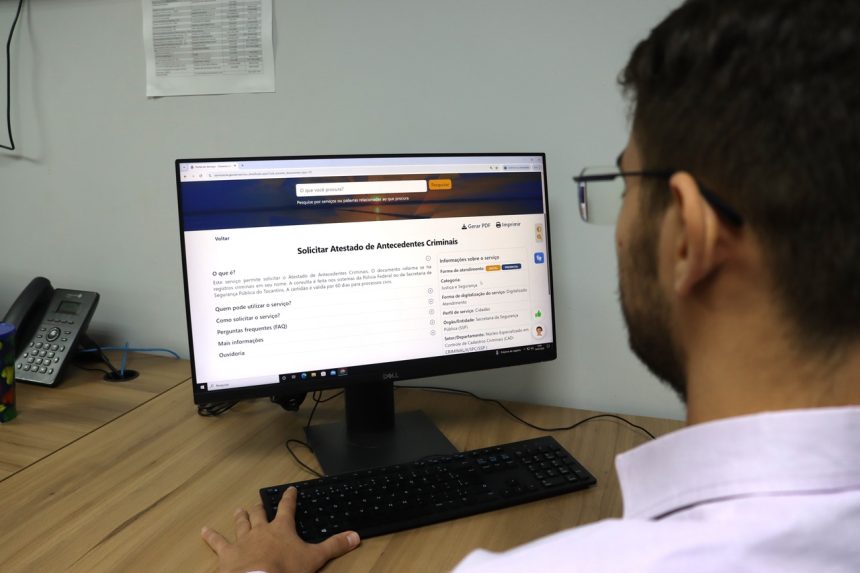 Tocantins revoga taxa para emissão de certidão criminal; documento agora é gratuito