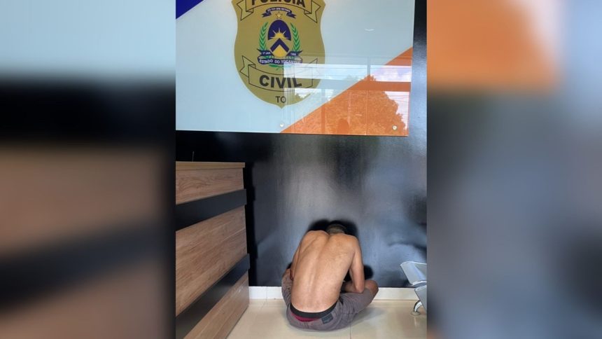 Homem condenado por roubo e foragido do MT é preso no Tocantins após companheira sinalizar tortura em delegacia; entenda o caso