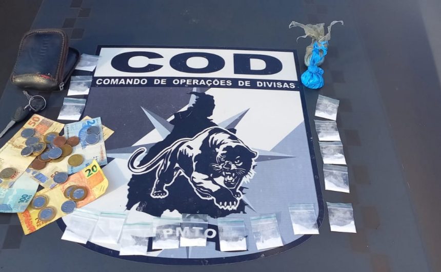 Operação da PM apreende cocaína avaliada em R$ 14 mil e prende suspeito em Alvorada