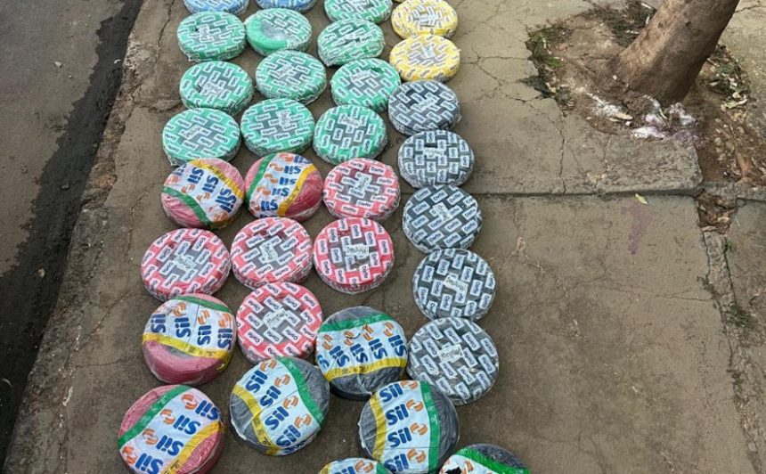 Polícia Civil recupera R$ 27 mil em fios de cobre furtados de lojas de Palmas e prende receptador em flagrante