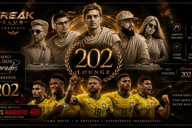 Boate 202 Lounge transmite Brasil x Marrocos e promove festa com DJs após a partida em Palmas