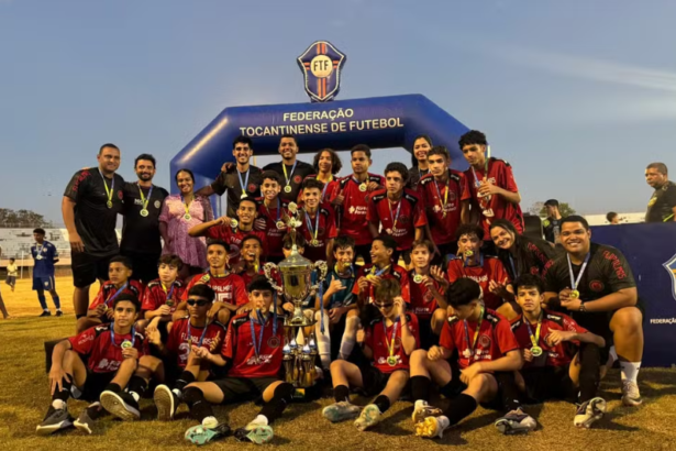 Gol aos 26 segundos, virada, empate e pênaltis; FlaPalmas Red conquista o Tocantinense Sub-15 em final emocionante