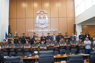 Em reconhecimento à atuação nas ruas, policiais da ROTAM recebem homenagens durante sessão solene em Palmas