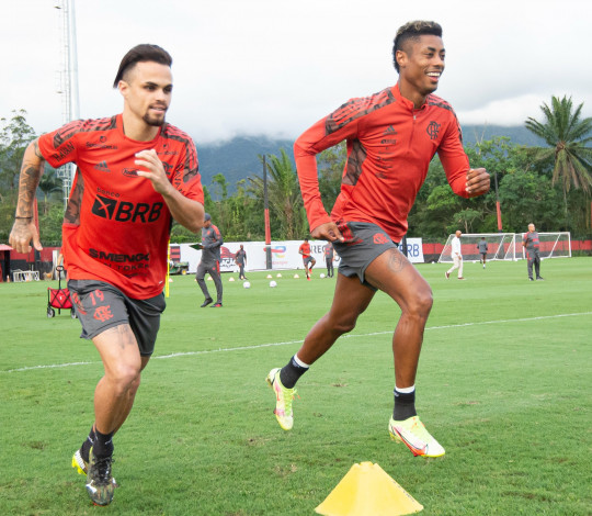Flamengo encerra a preparação para a partida contra o Atlético-GO, pelo Brasileirão