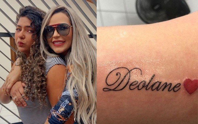 Fã homenageia Deolane com tatuagem, erra detalhe e público não perdoa