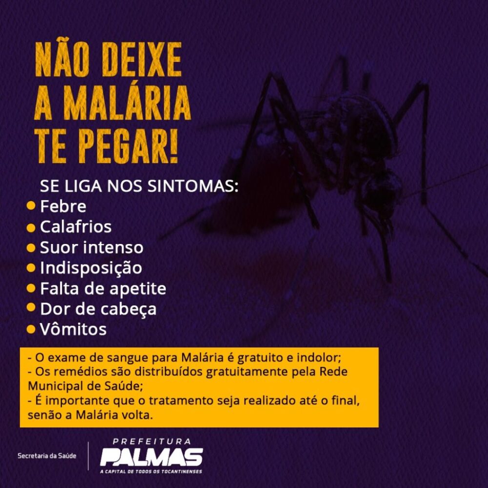 Dia da Malária nas Américas - Semus alerta sobre os cuidados na prevenção e tratamento