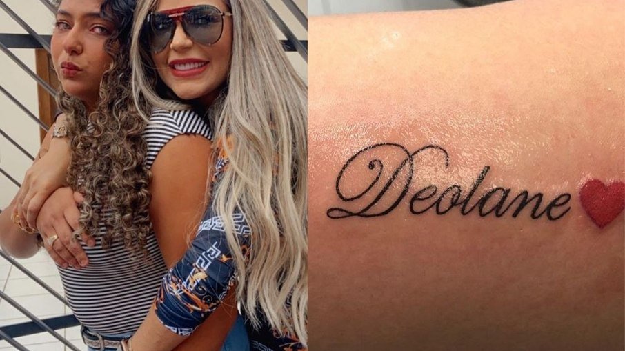 Fã de Deolane ganha fã-clube e 200 mil seguidores após fazer tatuagem errada